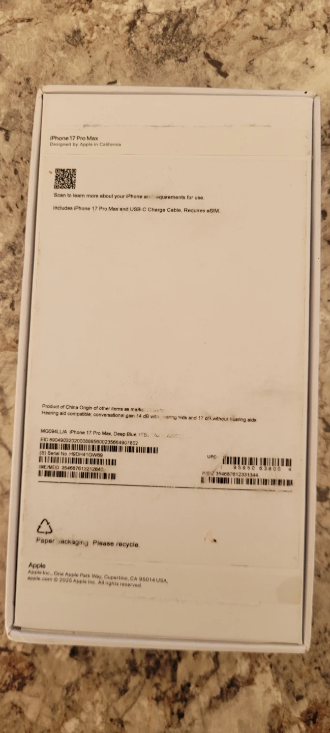Apple iPhone 17 Pro Max 1TB Deep Blue - photo 2