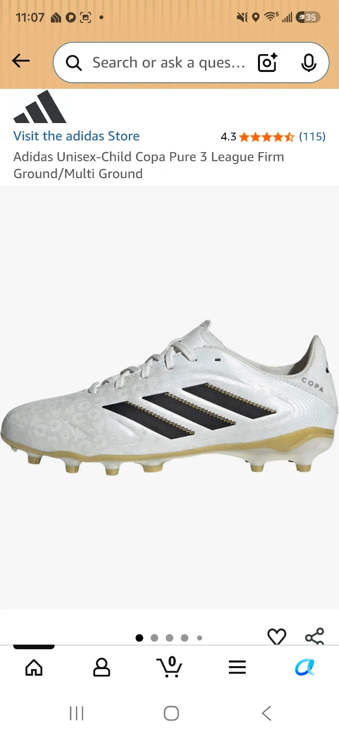 Adidas Copa Pure 3 League Soccer Cleats Size 11.5K - photo 2
