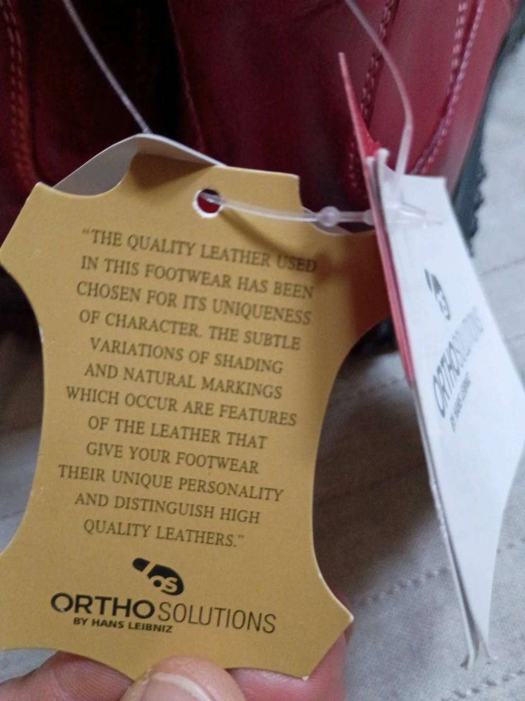 Ortho Solutions by Hans Leibniz red leather boots - photo 4
