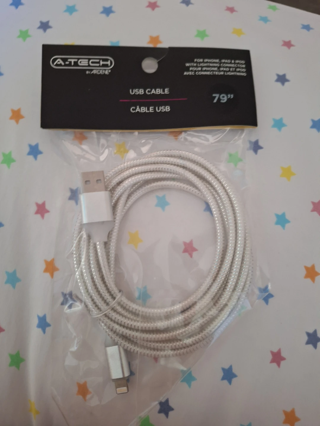 Lot of 3 A-Tech by Ardene USB Lightning Cables - photo 2