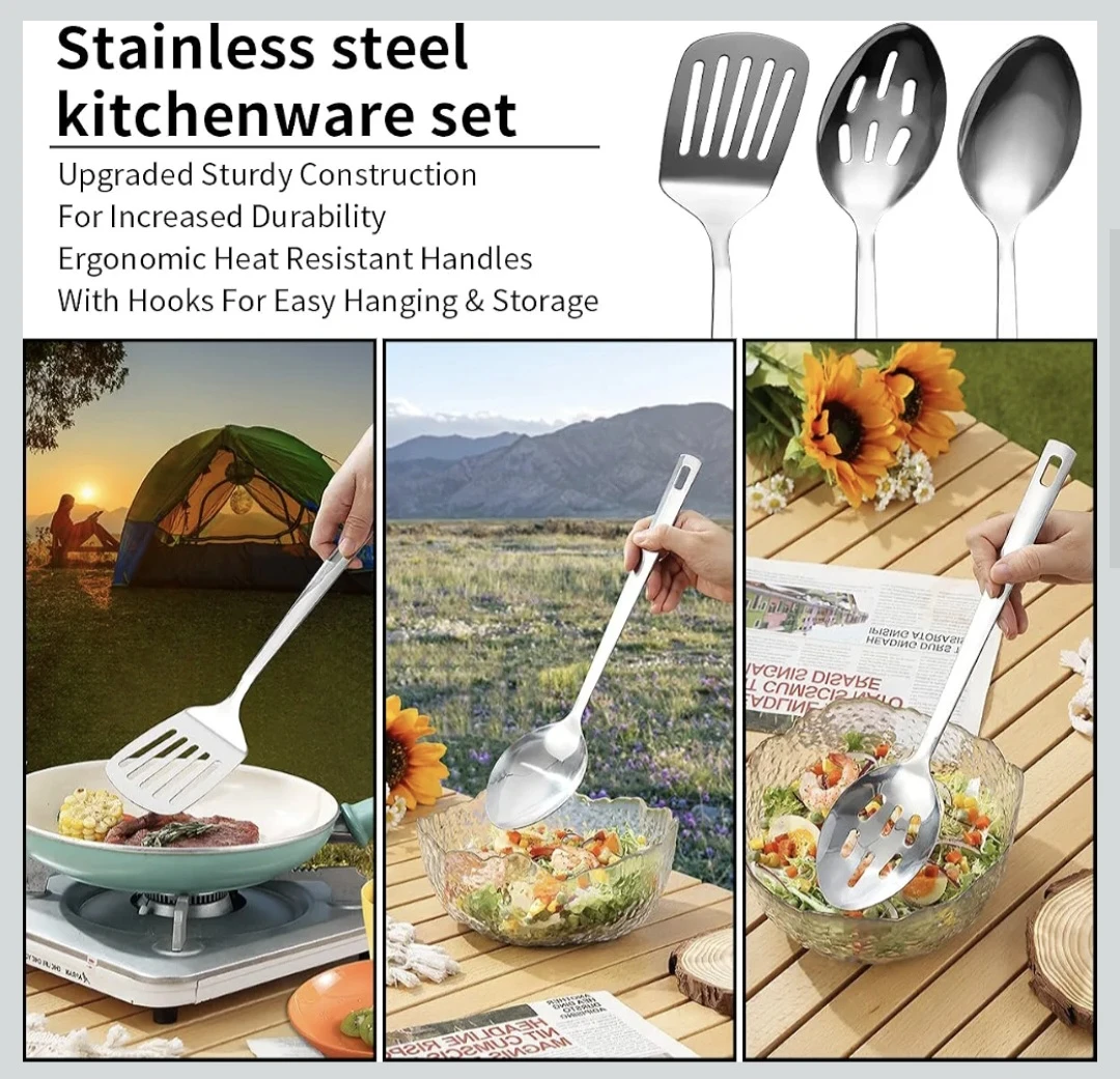 23-Piece Camping Cooking Utensil and Tableware Set - photo 5