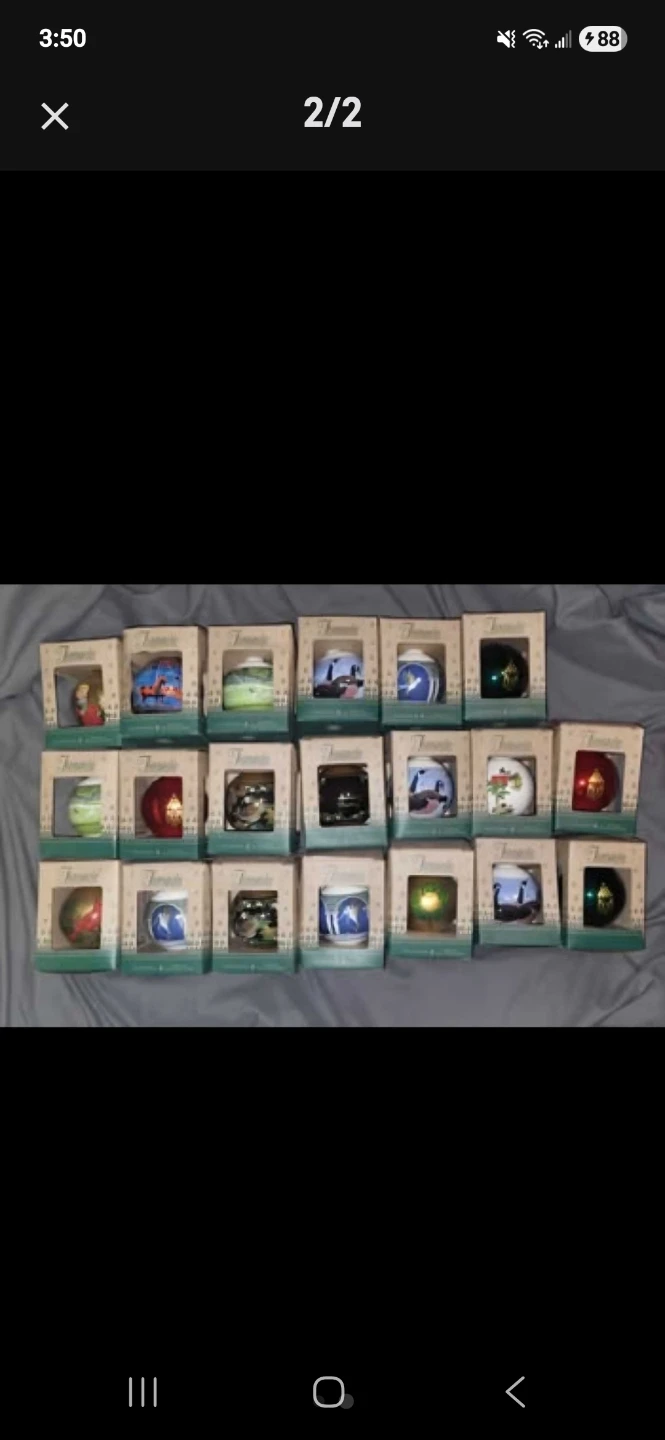 Lot of 21 Hallmark Keepsake Christmas Ornaments