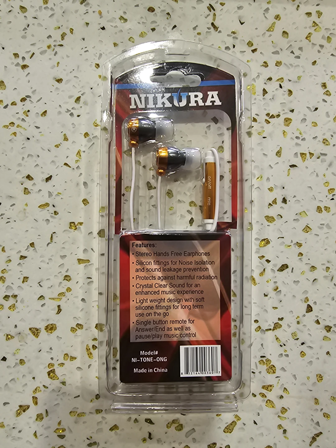 Nikura Tone Hands Free Metal Earphones - photo 2