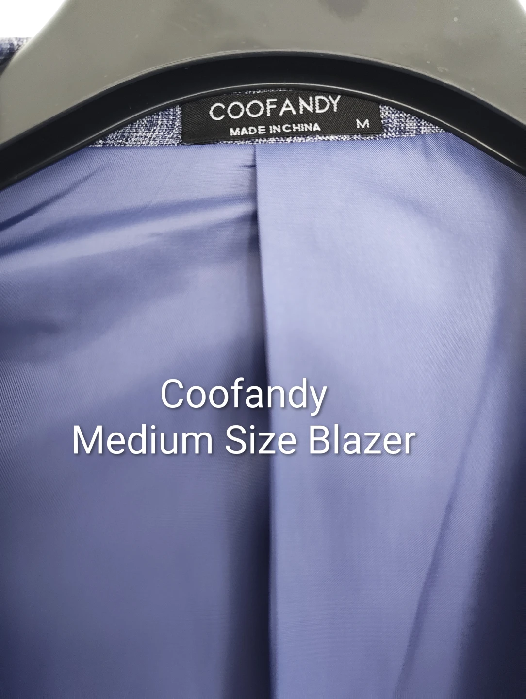 Coofandy Men's Blazer - Blue, Medium - photo 3