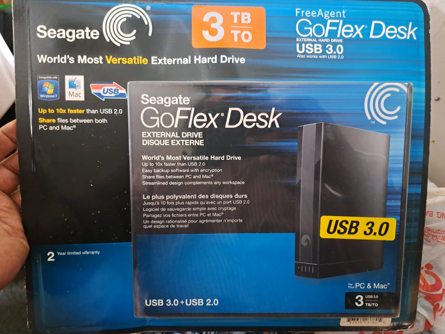New 3TB Seagate External Hard Drive / Mac & Windows