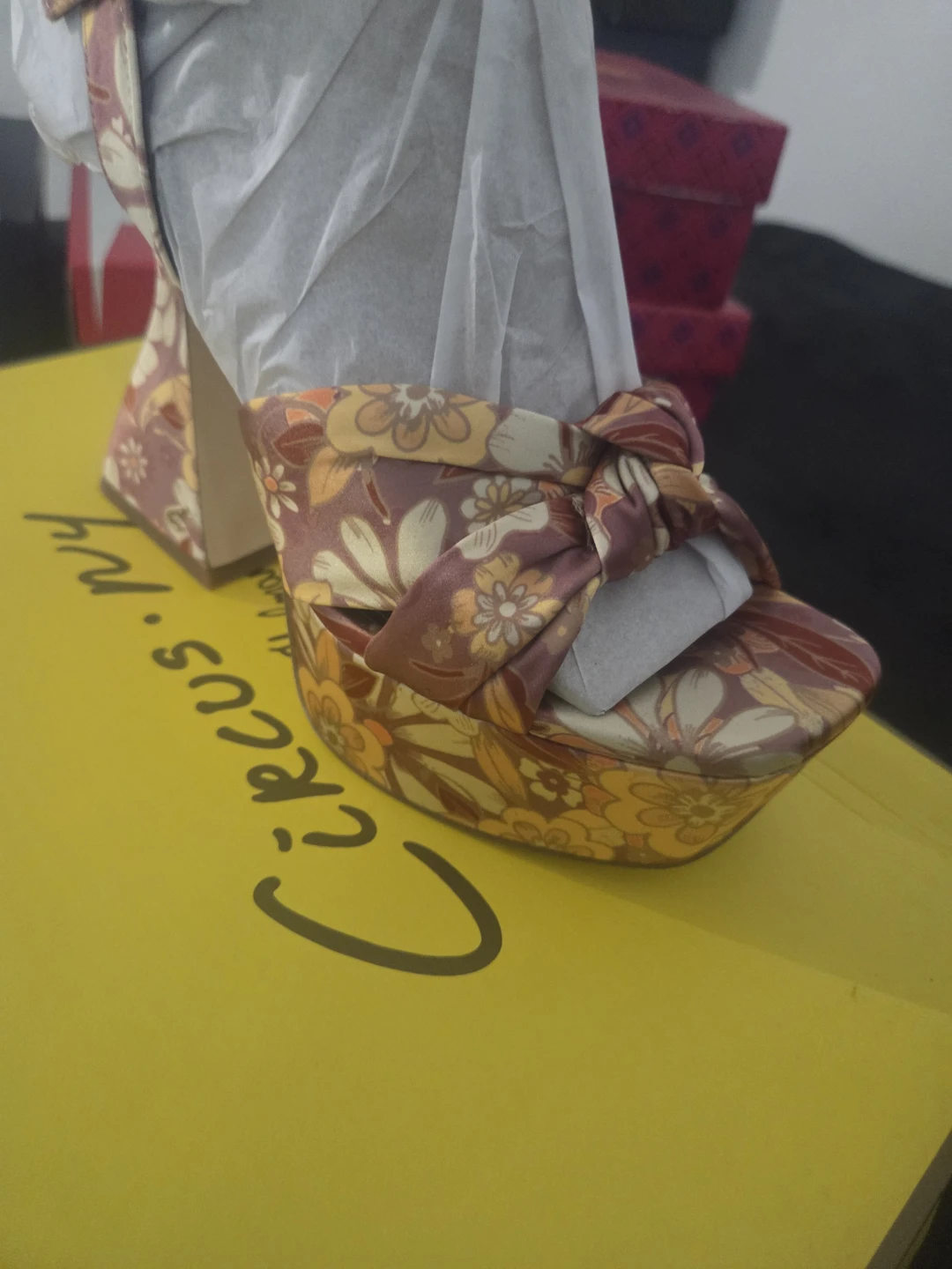 Circus NY Floral Platform Sandals - photo 3