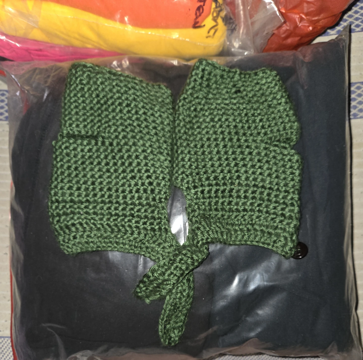 Handmade Punk Studded Knit Gloves - photo 2