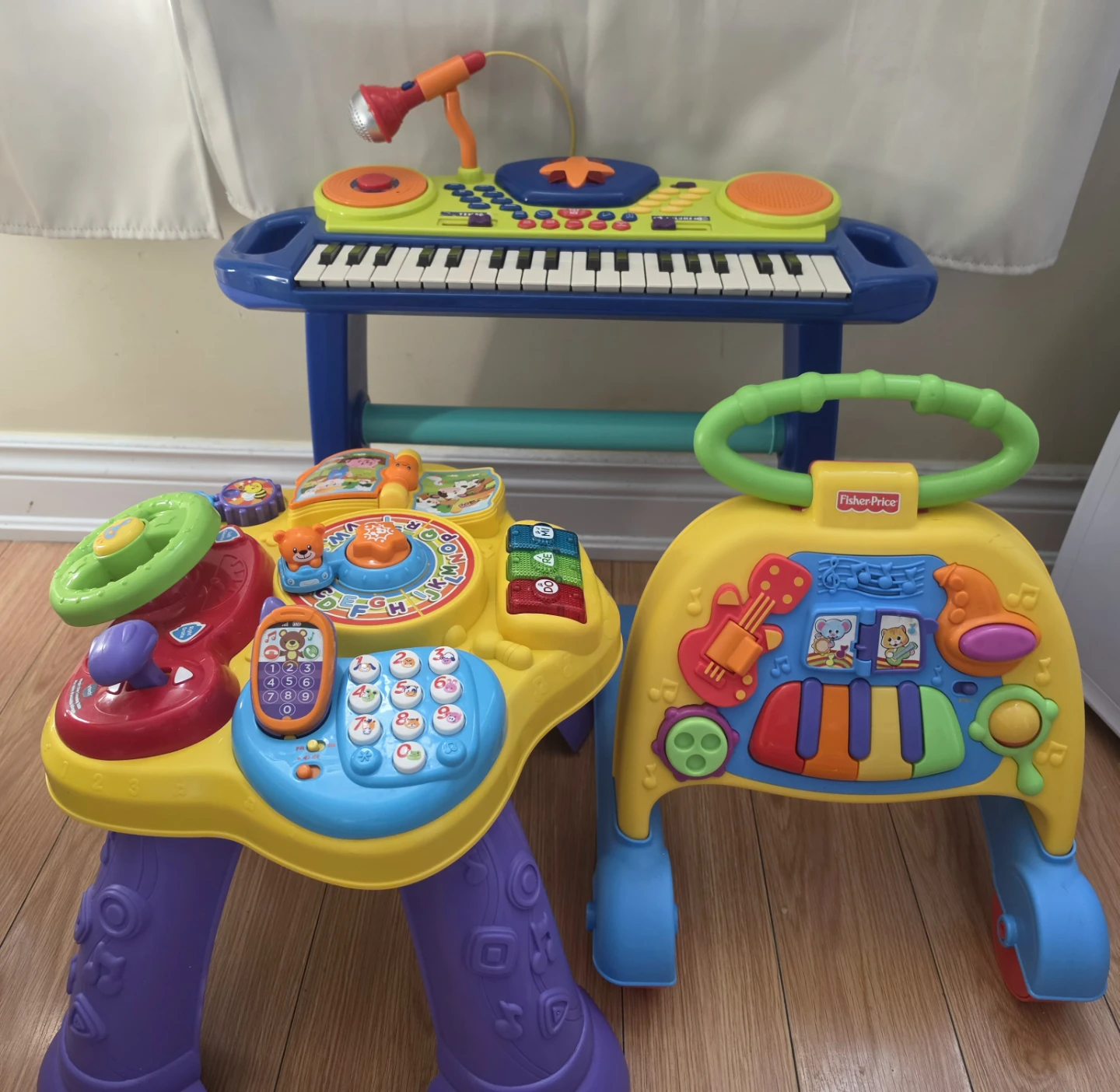 Set of 3 Baby Musical Activity Toys