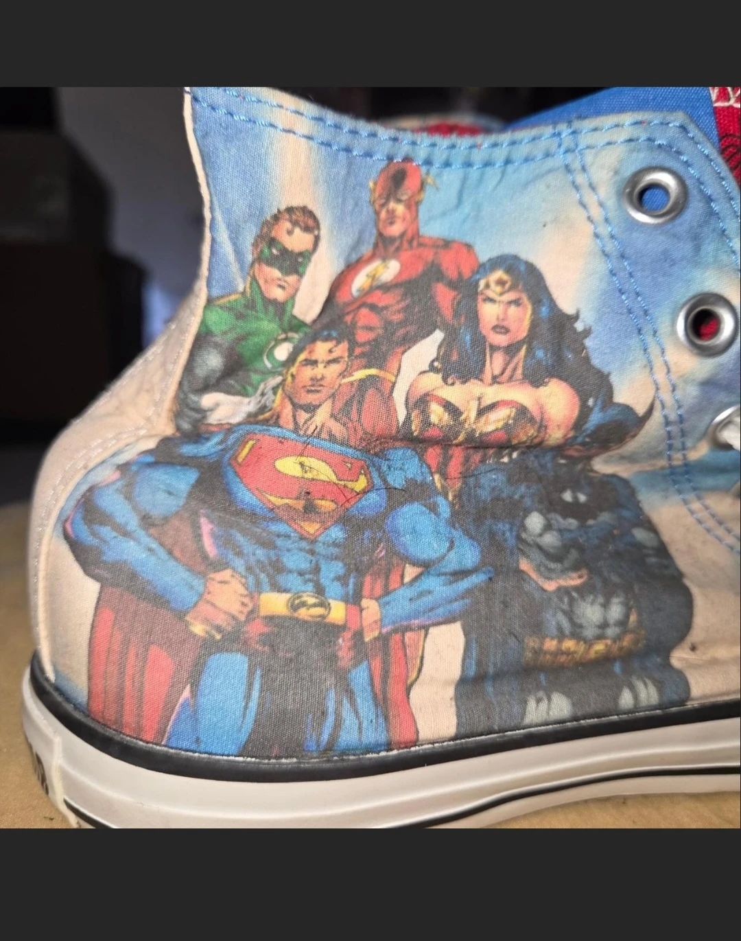 DC Comics x Converse 'All Star' Hi Tops in a Men's 11