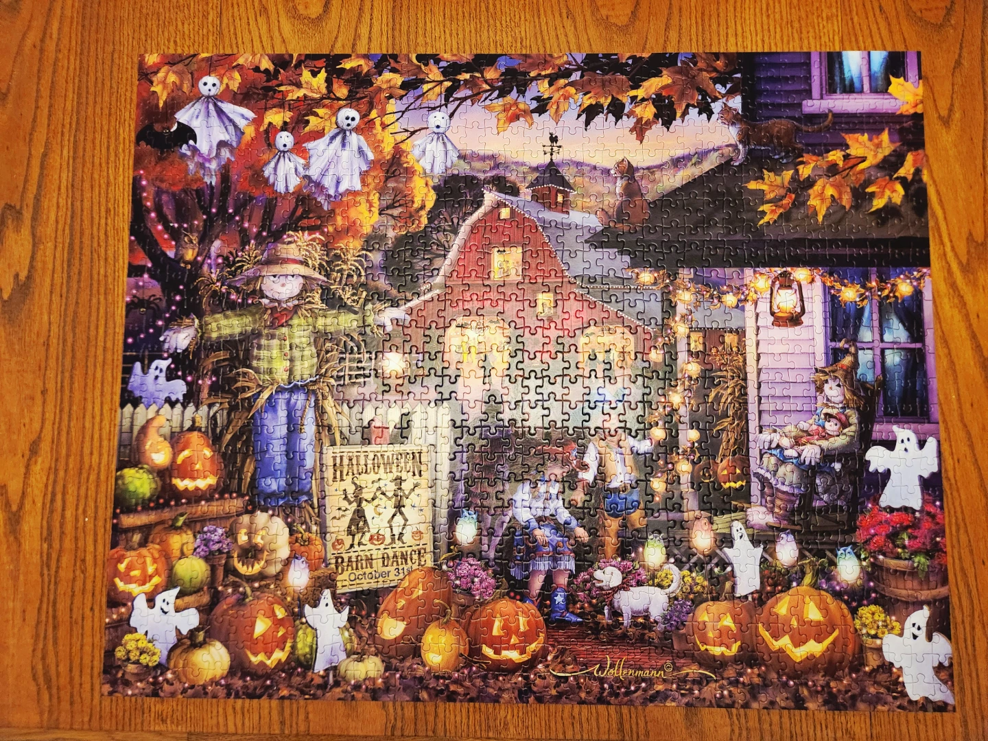 Halloween Barn Dance 1000 Piece Puzzle - photo 2