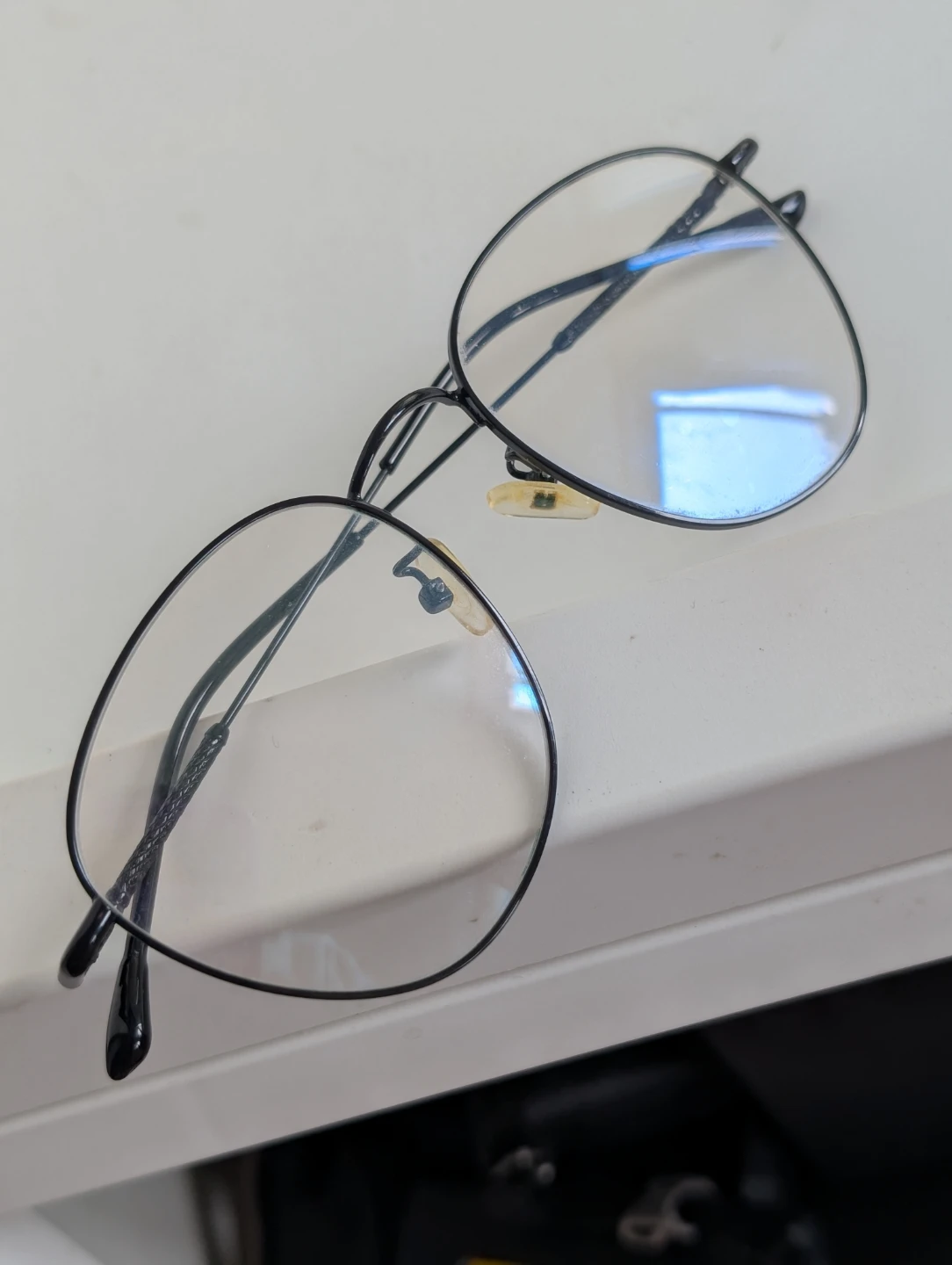 Black Metal Frame Protective Screen Glasses - photo 3