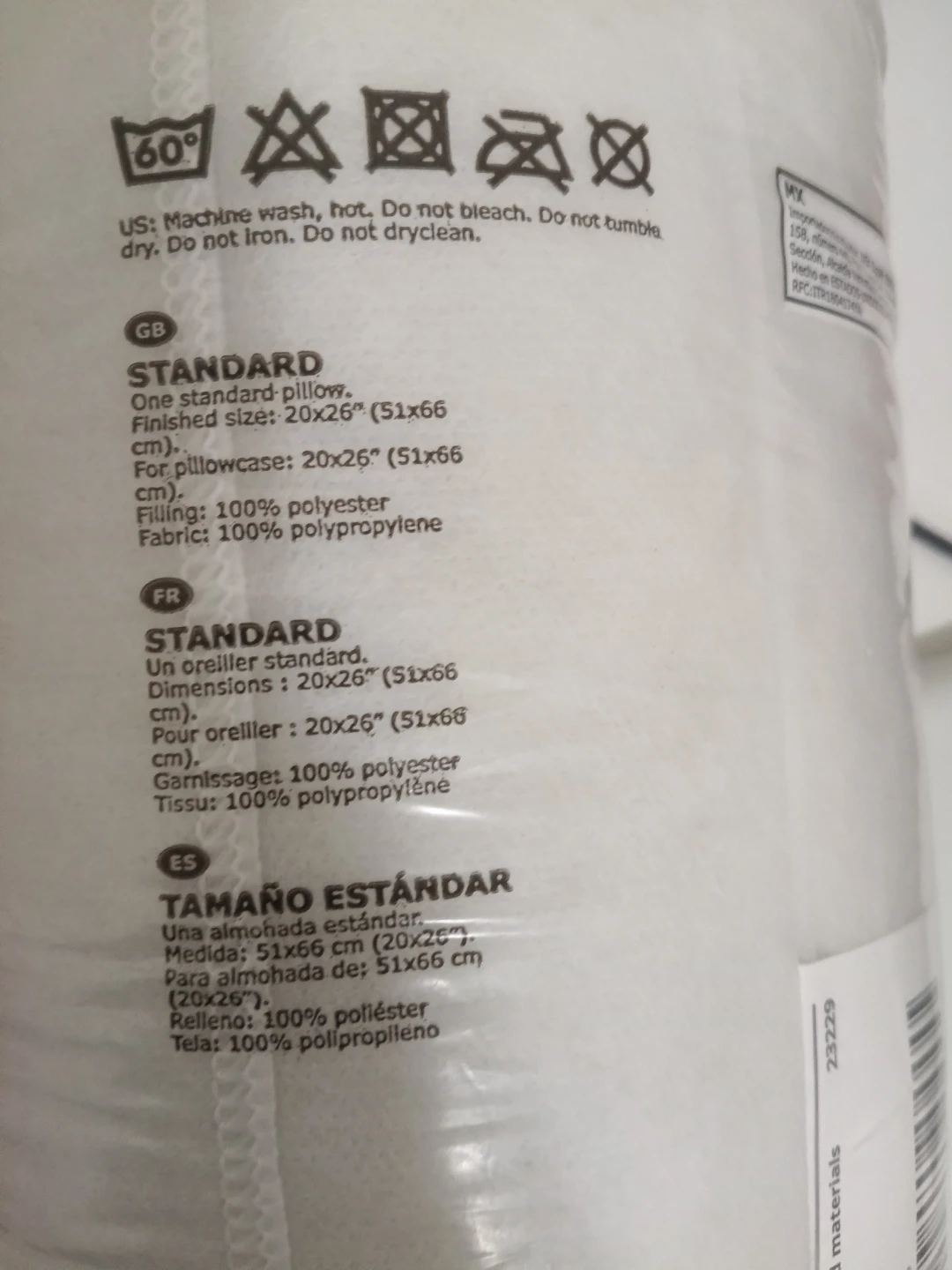 IKEA SLÅN Standard Pillow - photo 2