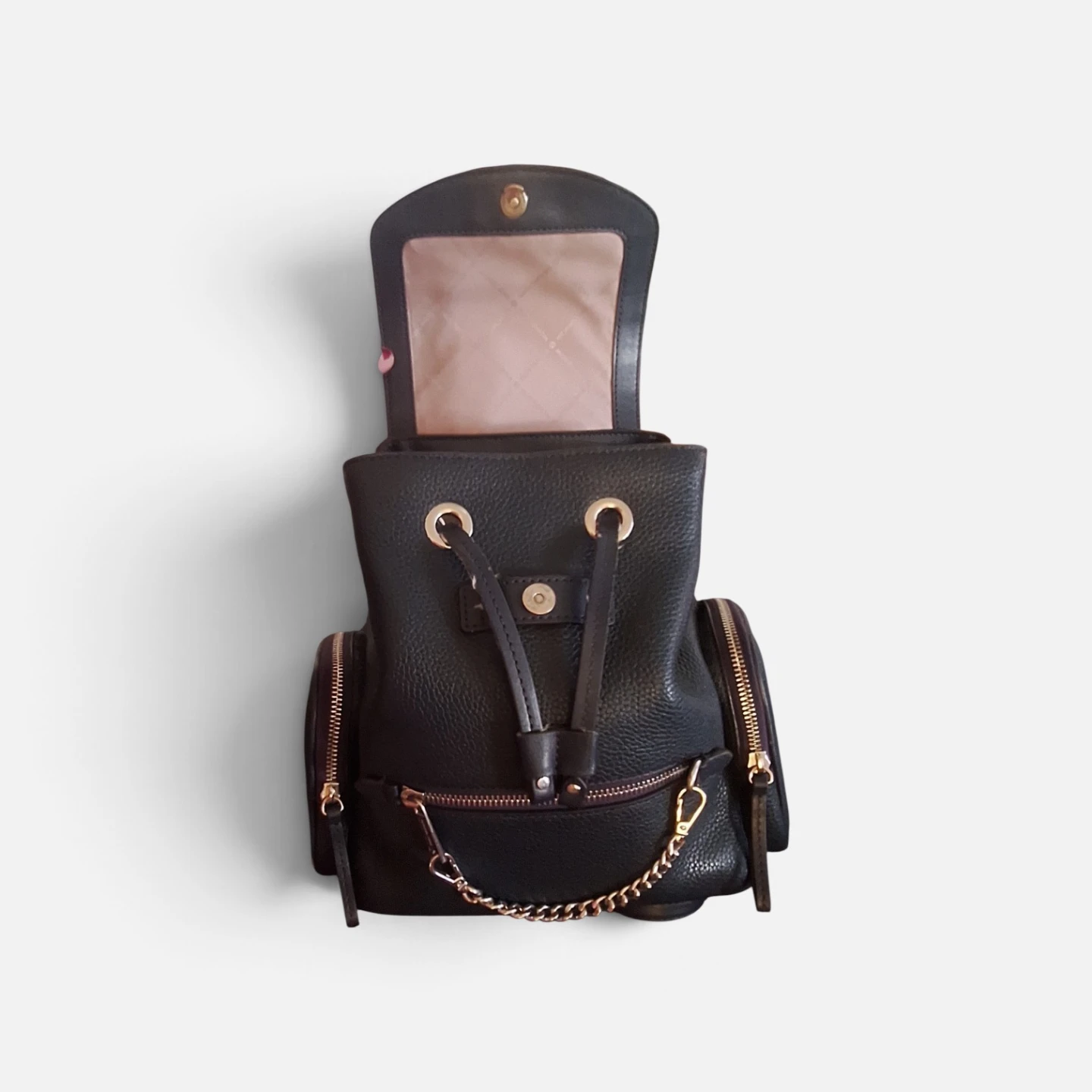 Michael Kors Leather Backpack and Wallet Set - photo 2