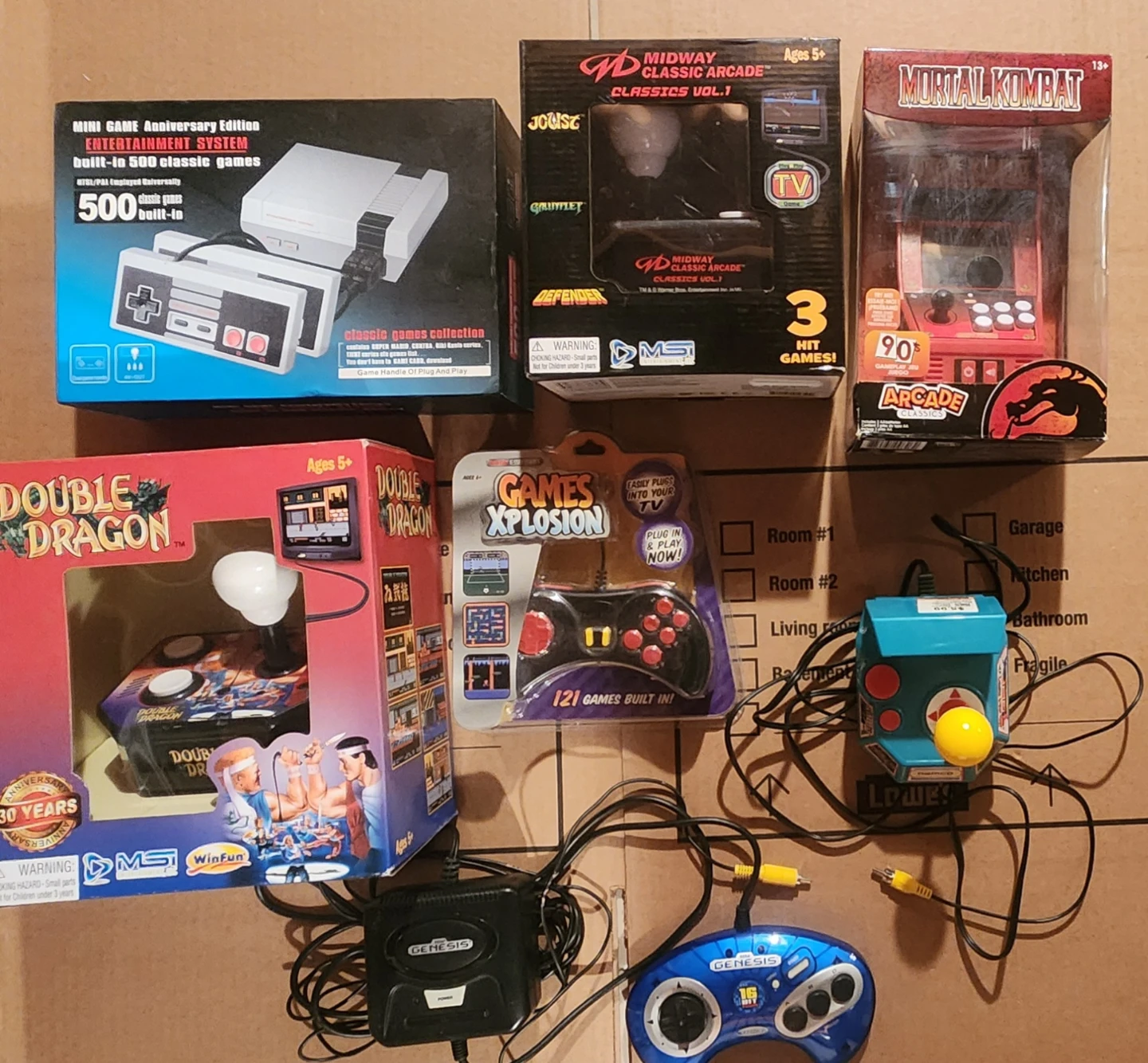 Retro Plug-and-Play Gaming Consoles Collection