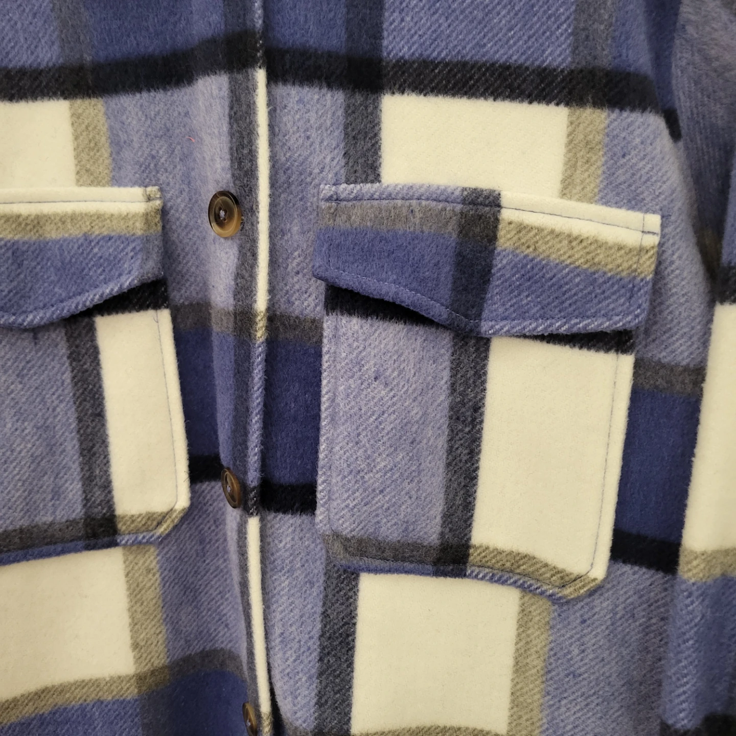 George Plus Blue Plaid Shacket - photo 3