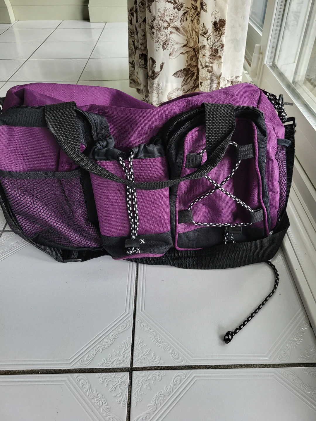 YNX Purple Sports Duffle Bag