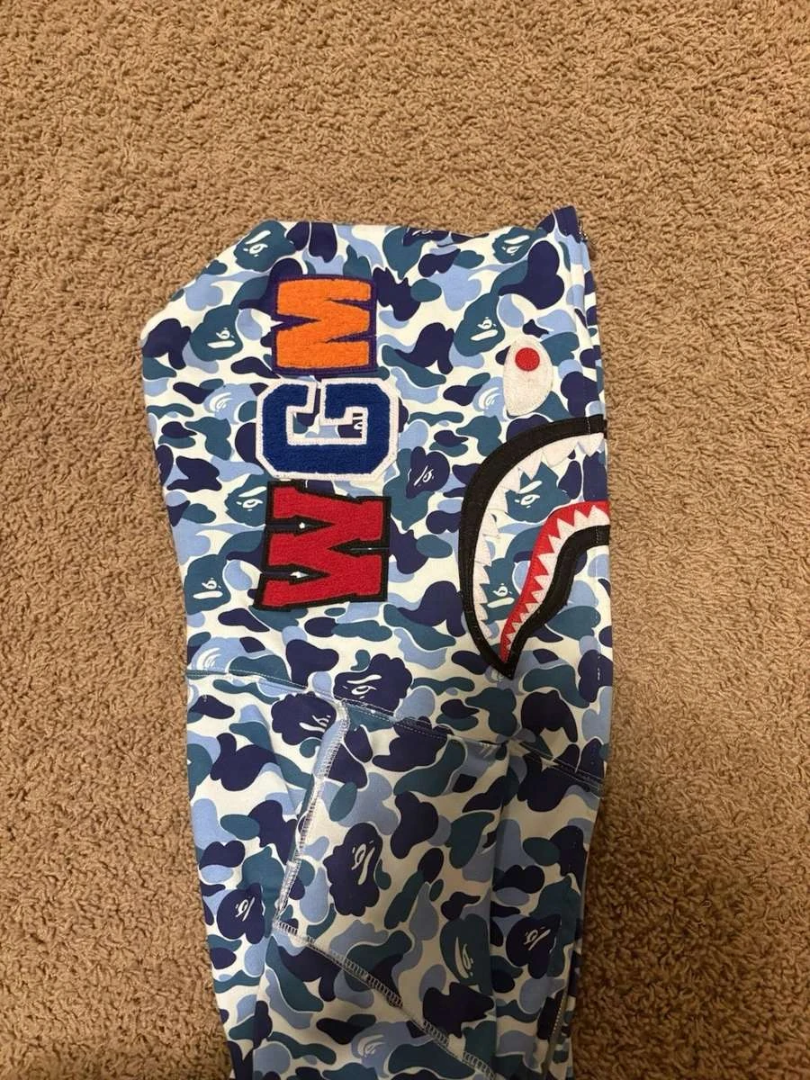 Bape blue hoodie - photo 2