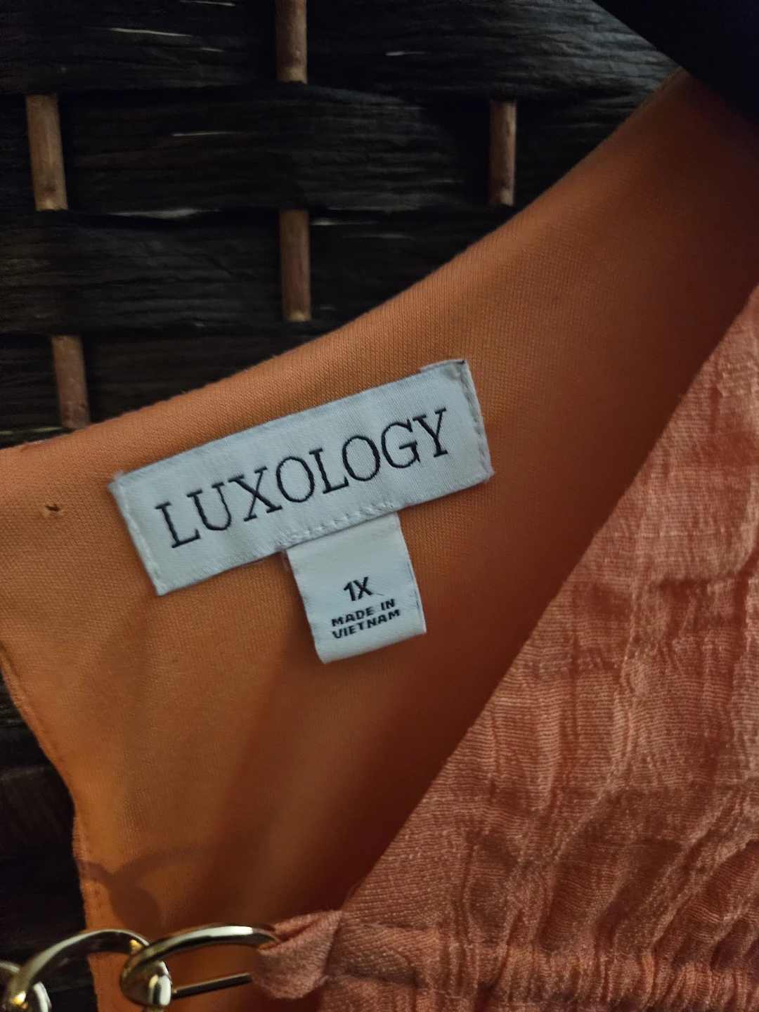 Luxology Orange Dress 1X - photo 2