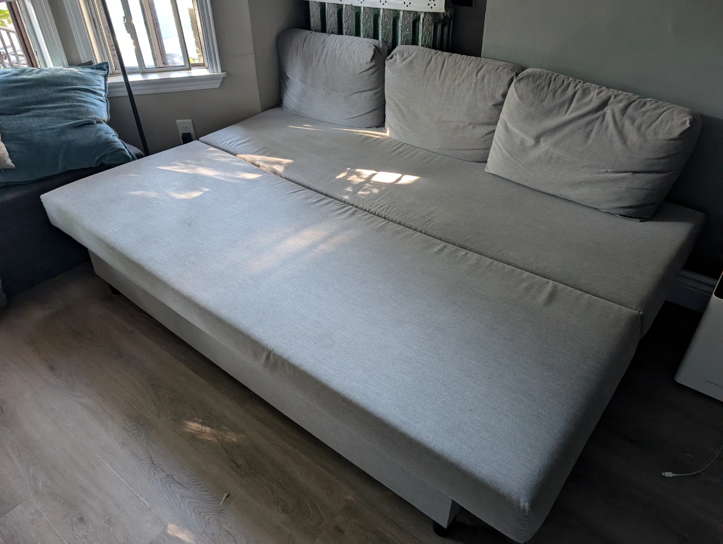 IKEA Sofa Bed with Storage - photo 4