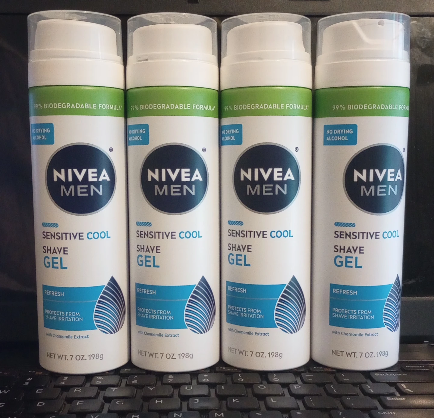 Nivea Men Sensitive Shave Gel 4-pack
