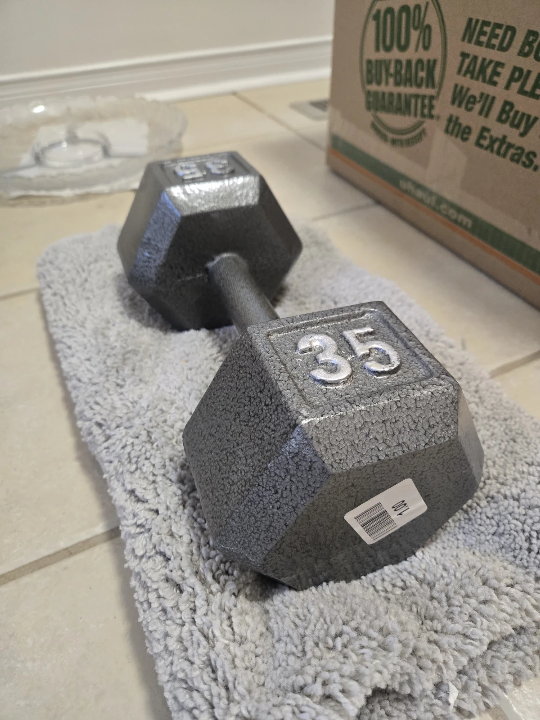 35 lb Hex Dumbbell