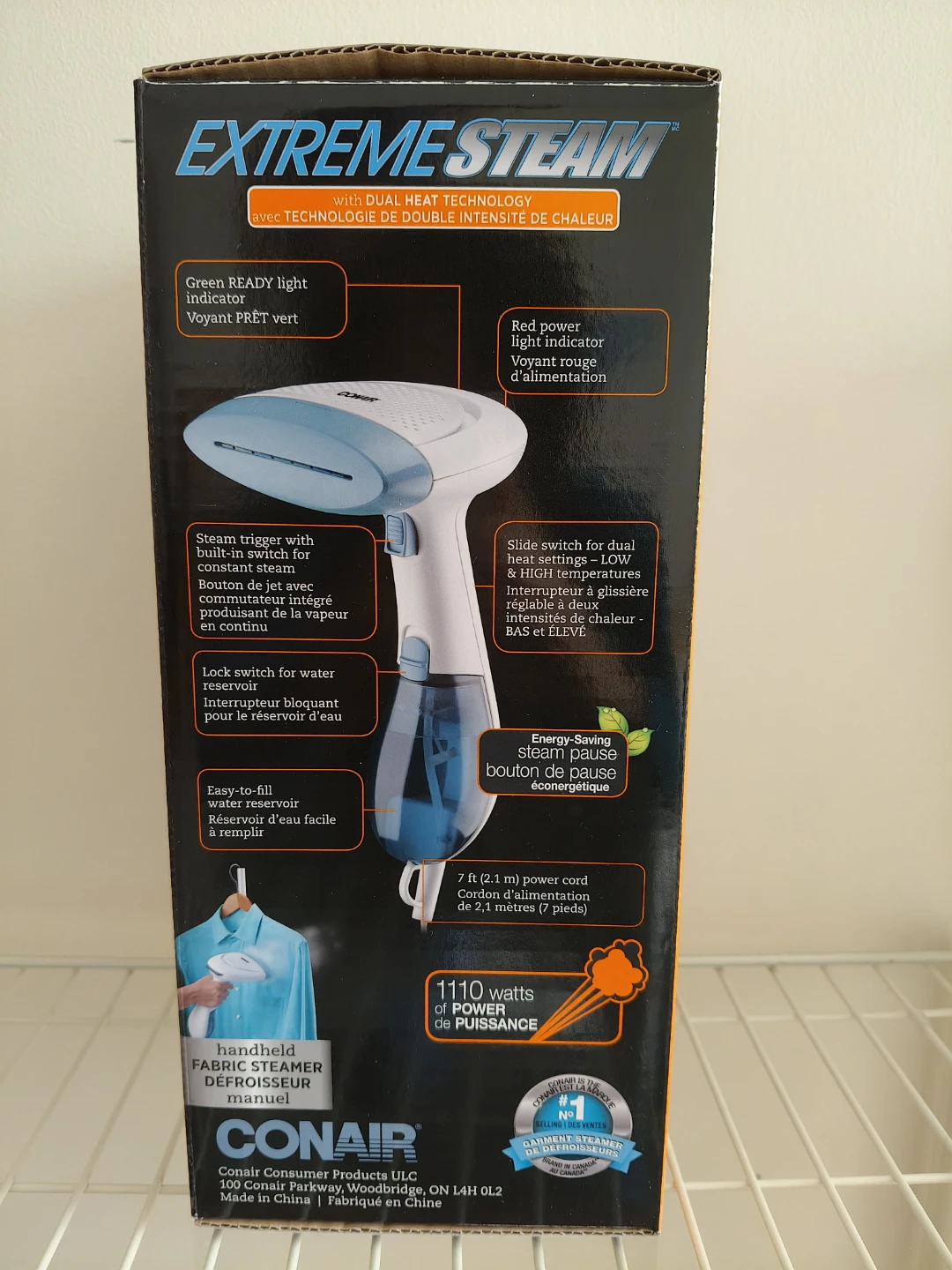 Conair ExtremeSteam Handheld Fabric Steamer - photo 3
