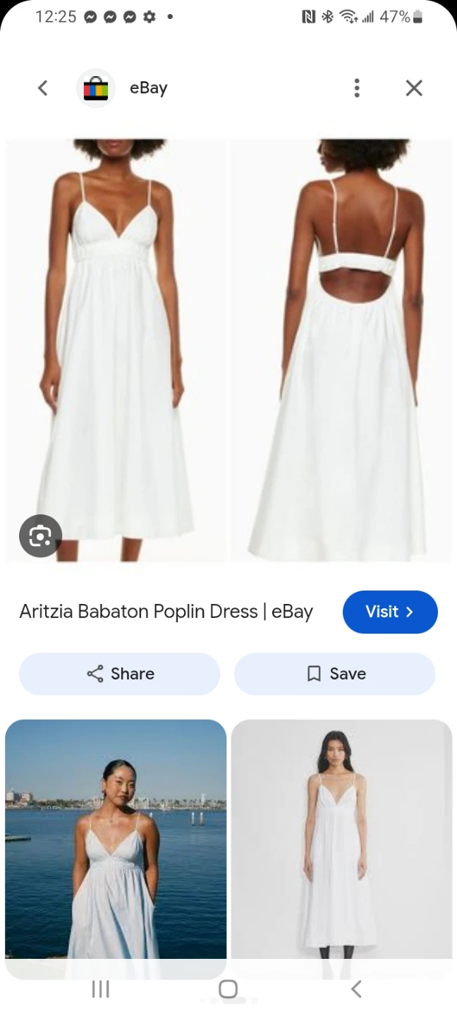 Wilfred Encourage Poplin Cami Dress XS