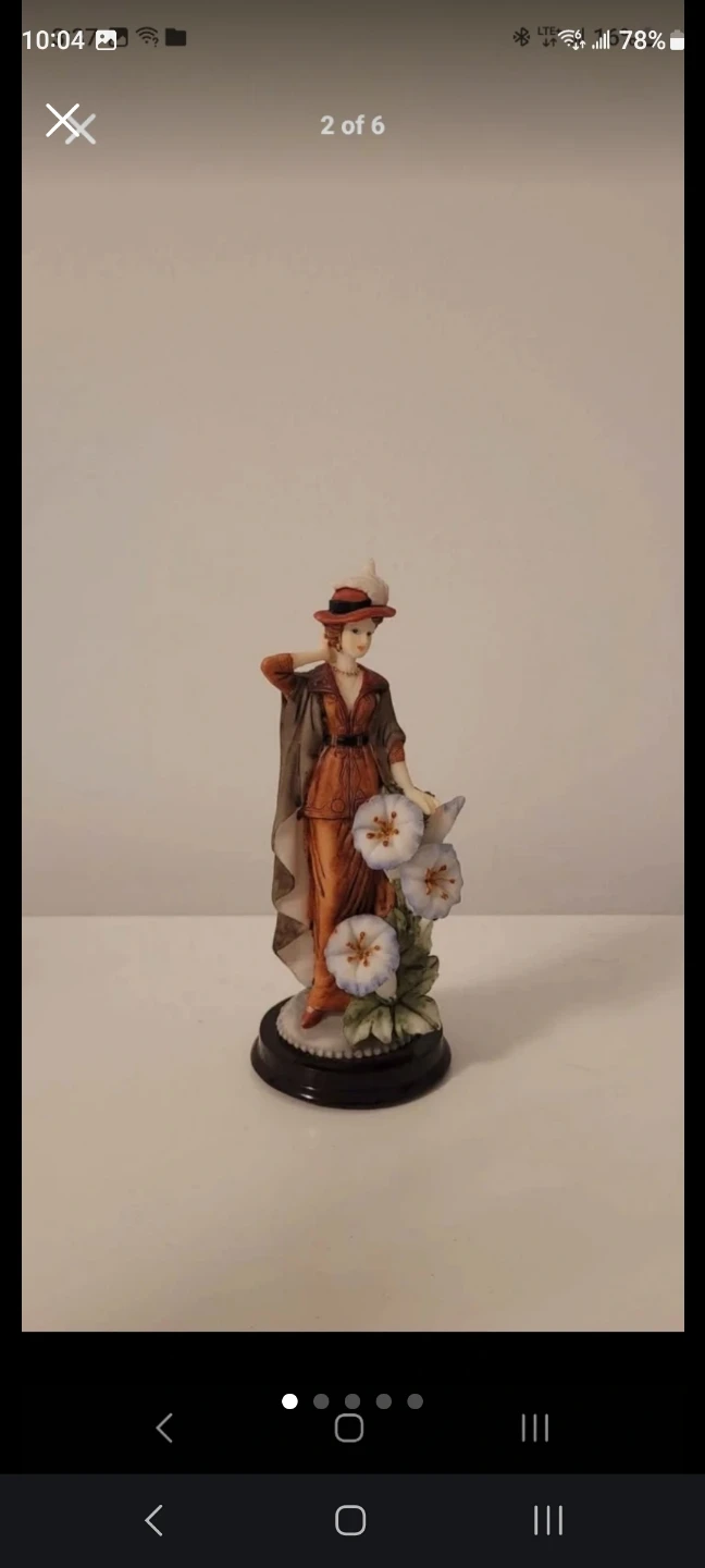 Victorian Style Lady Figurine