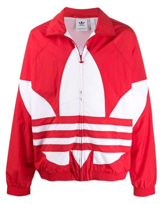 Adidas Red Windbreaker Tracksuit