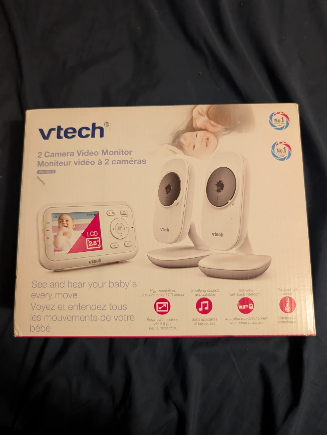VTech VM3252-2 2 Camera Baby Monitor