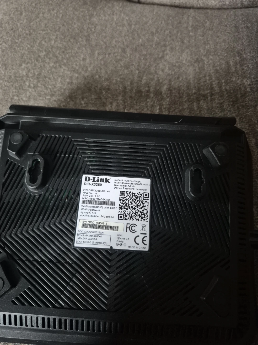 D-Link DIR-X3260 Wi-Fi Router - photo 2