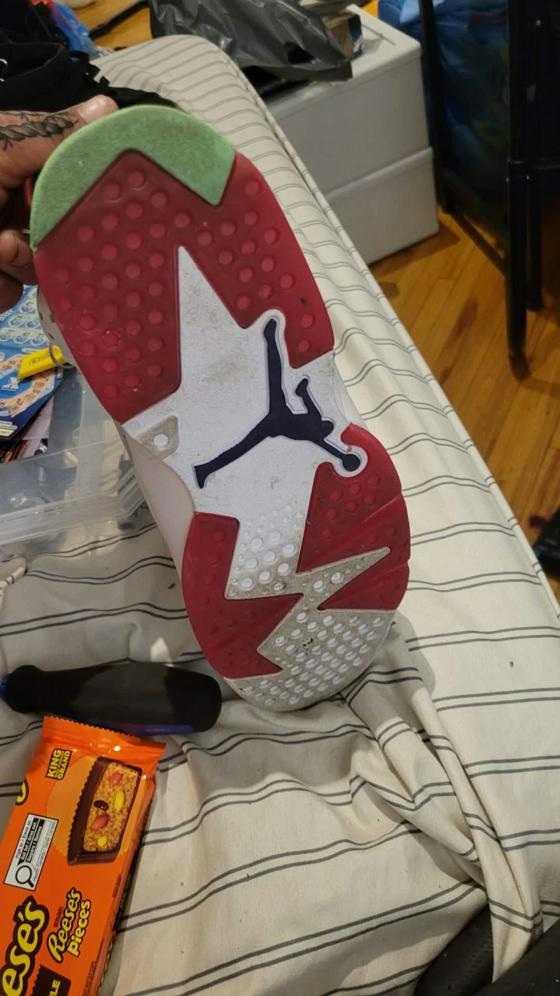 Nike Air Jordan 6 Retro Hare Sneakers - photo 5