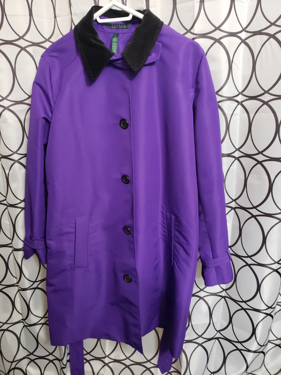Lauren Ralph Lauren Purple Trench Coat - photo 2