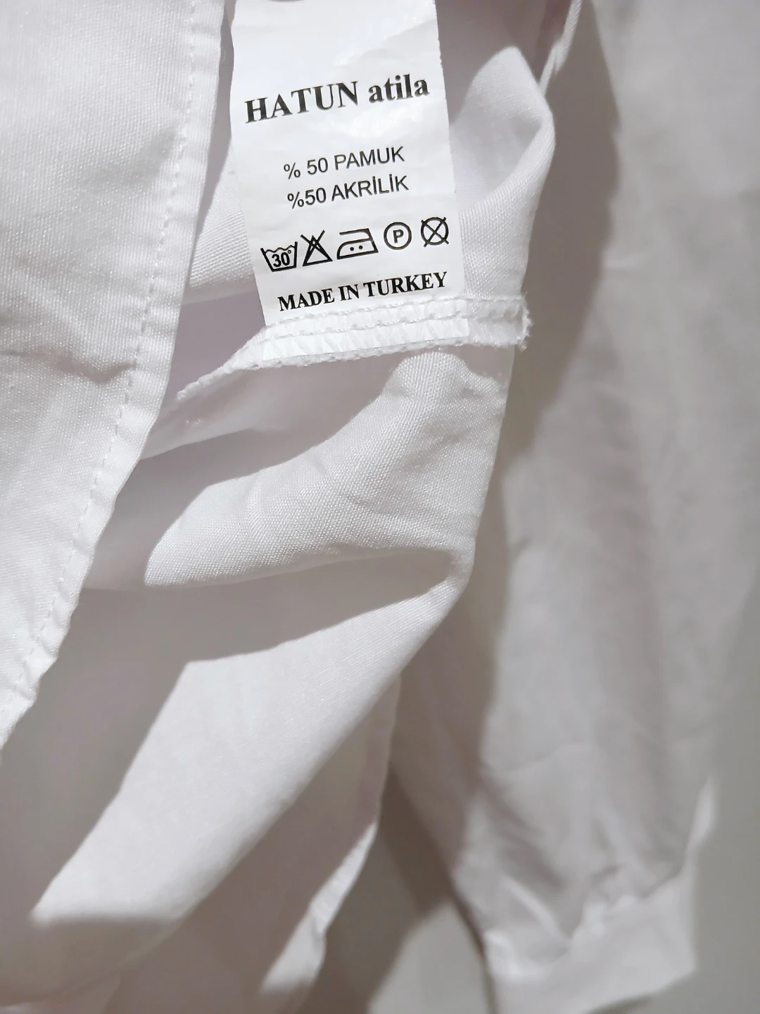 Women Large White Puff Sleeve Shirt - photo 3