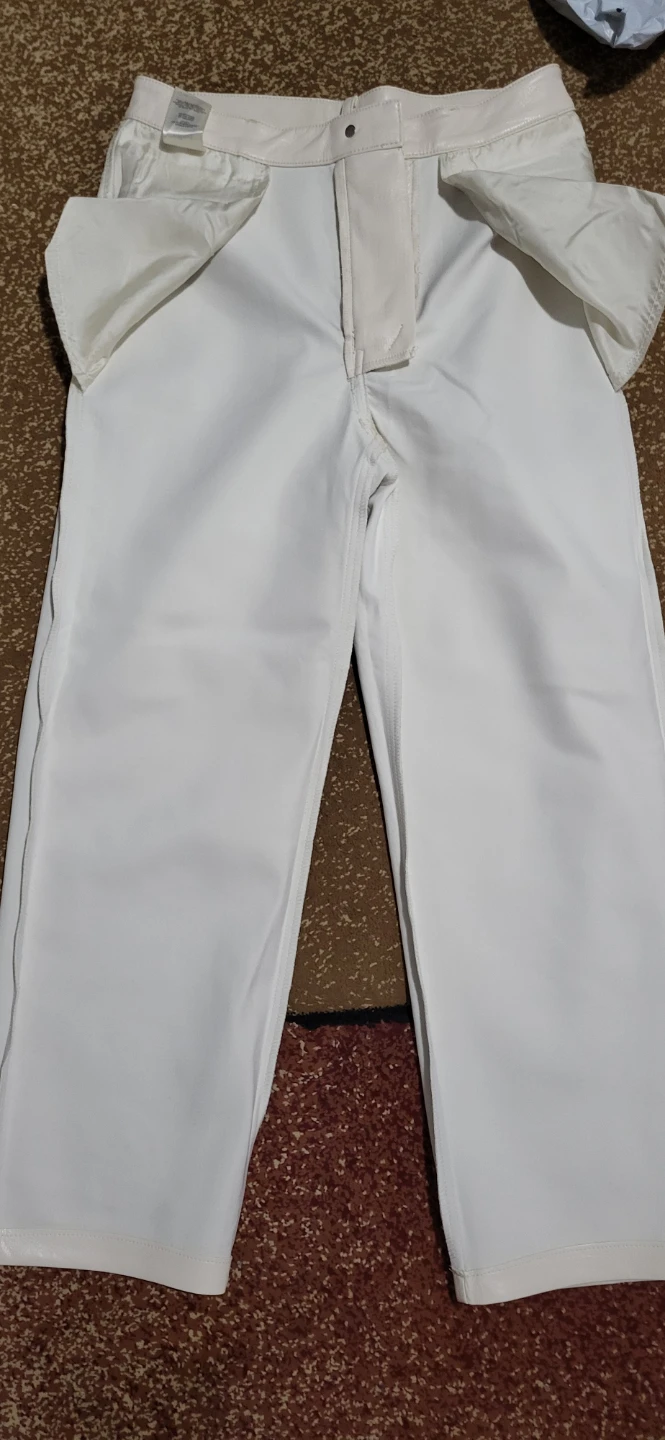 Wilfred White Faux Leather Pants - photo 2