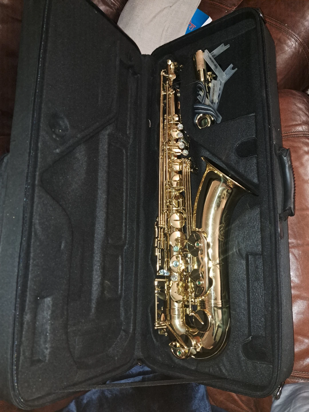 Gold Tone Saxophone with Carrying Case - photo 2