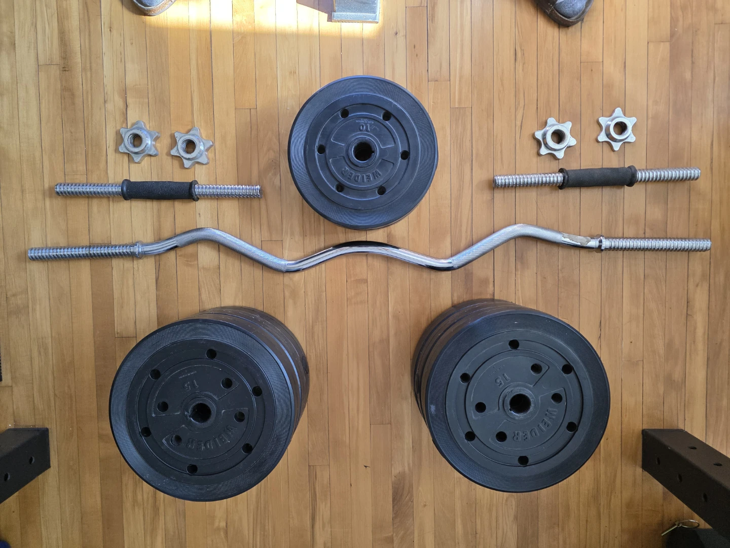 Weider Adjustable Dumbbell and Barbell Set