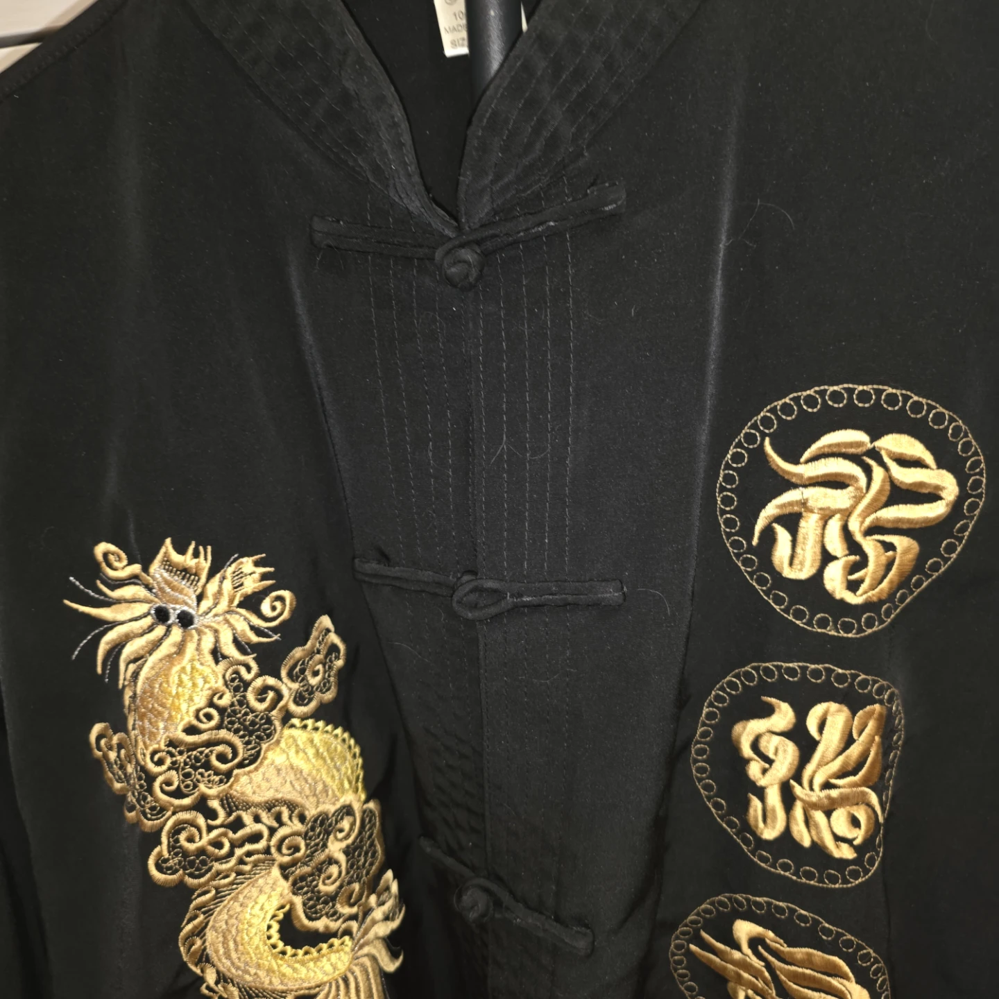 Miniye Black Dragon Embroidered Jacket - photo 3