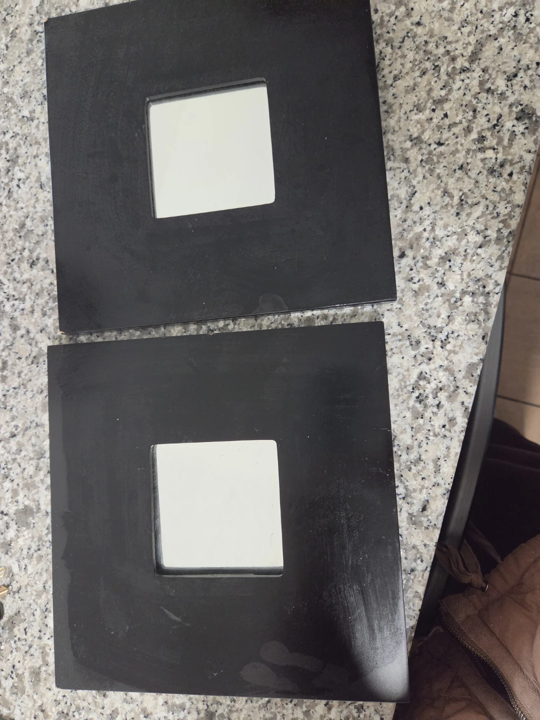 2 pcs IKEA Malma Mirrors sqaure