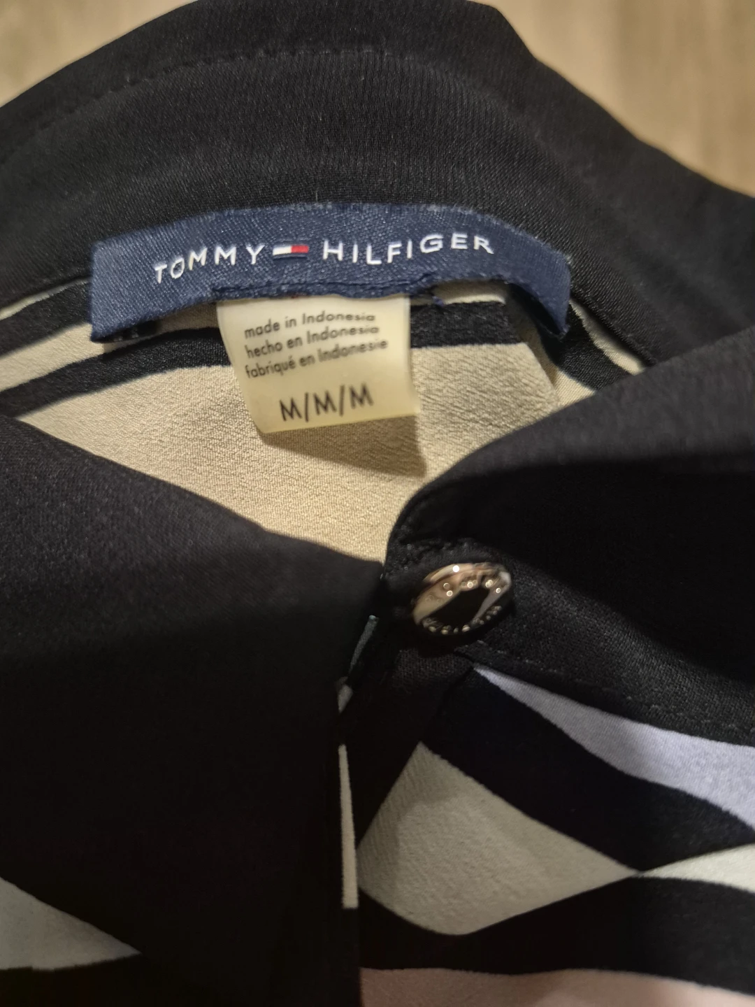 Tommy Hilfiger Sleeveless Striped Polo Top size M medium - photo 3