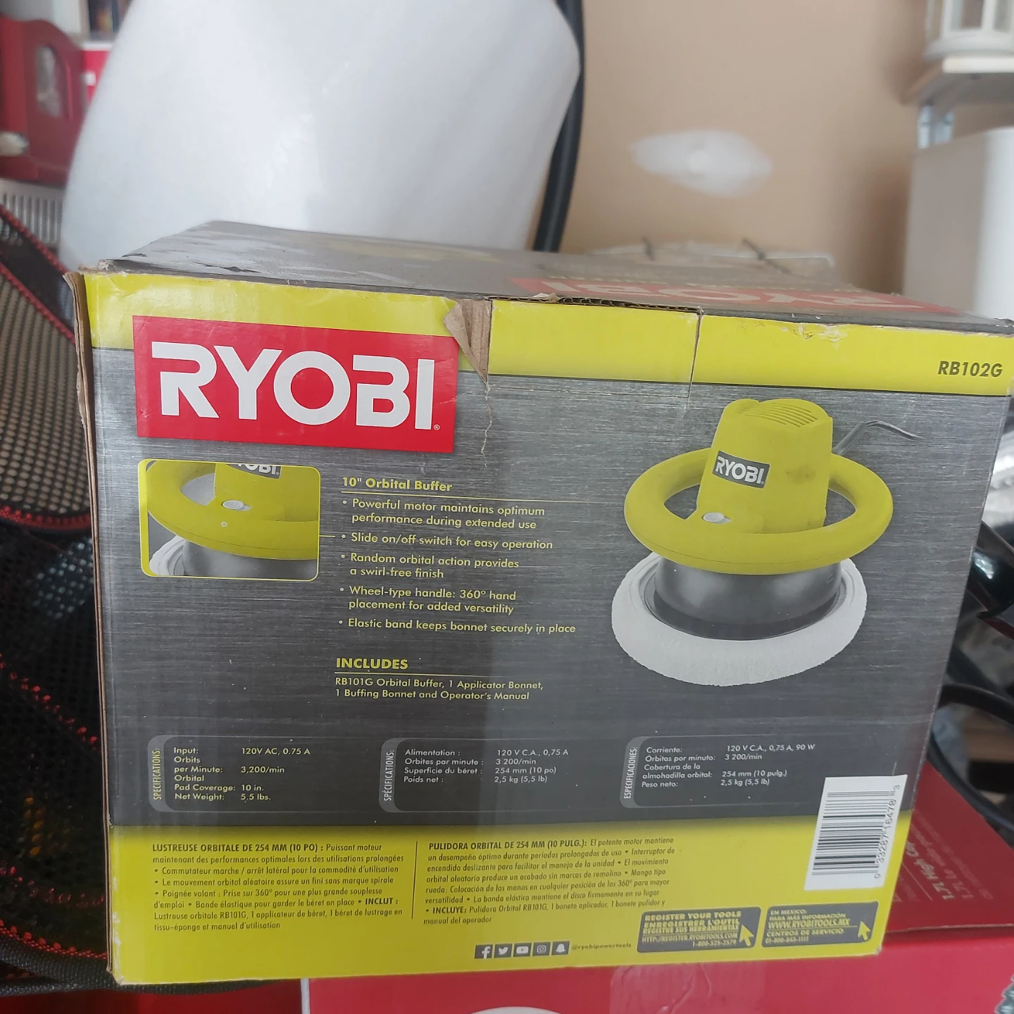 Ryobi 10" Orbital Buffer