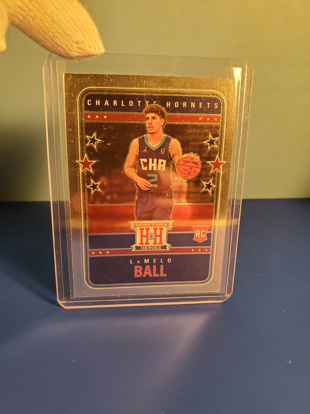 LaMelo Ball rookie card.
