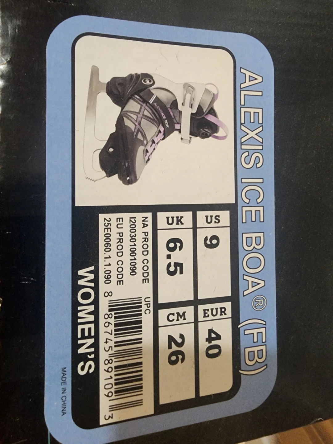 Women's ice skates size 9 - photo 3