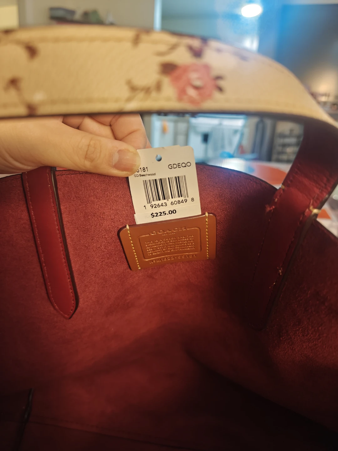 Coach Floral Tote Bag - photo 2