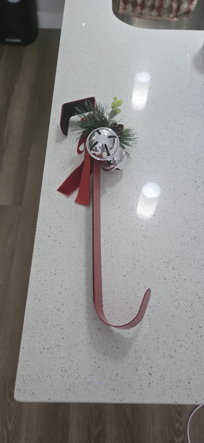 Christmas wreath hanger