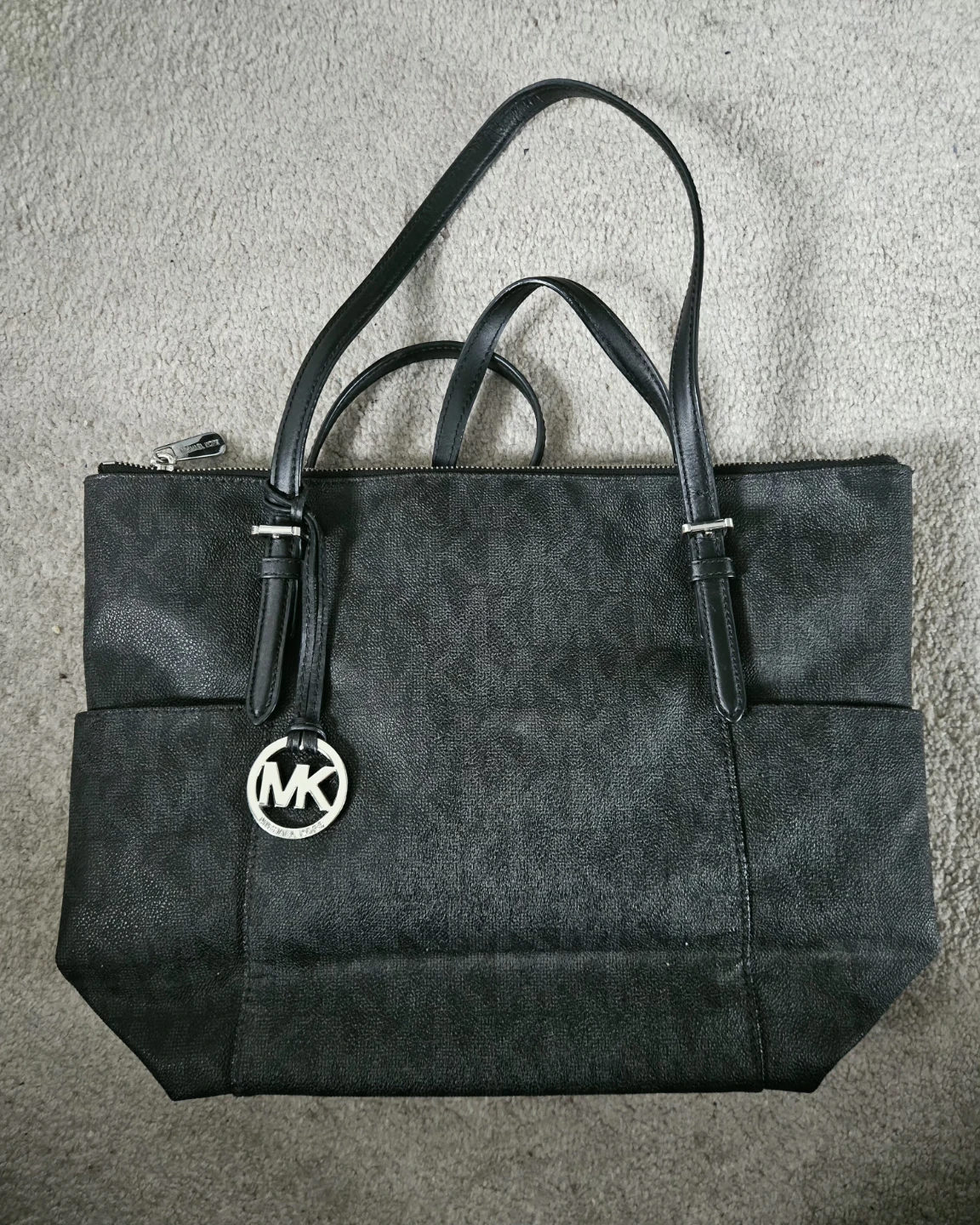 Michael Kors Black Signature Tote Bag