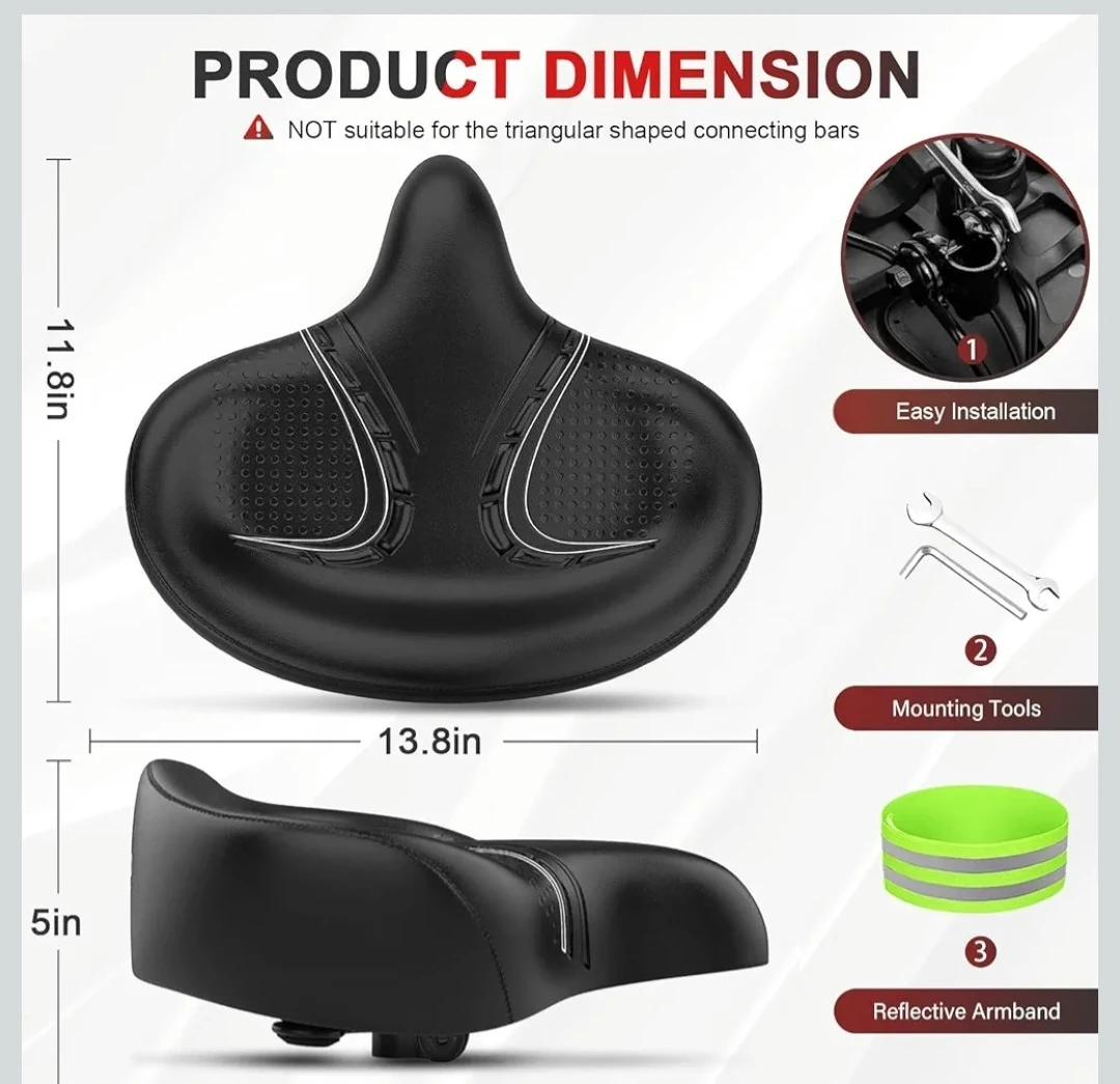 Bluewind Oversized Bike Seat...NEW - photo 4