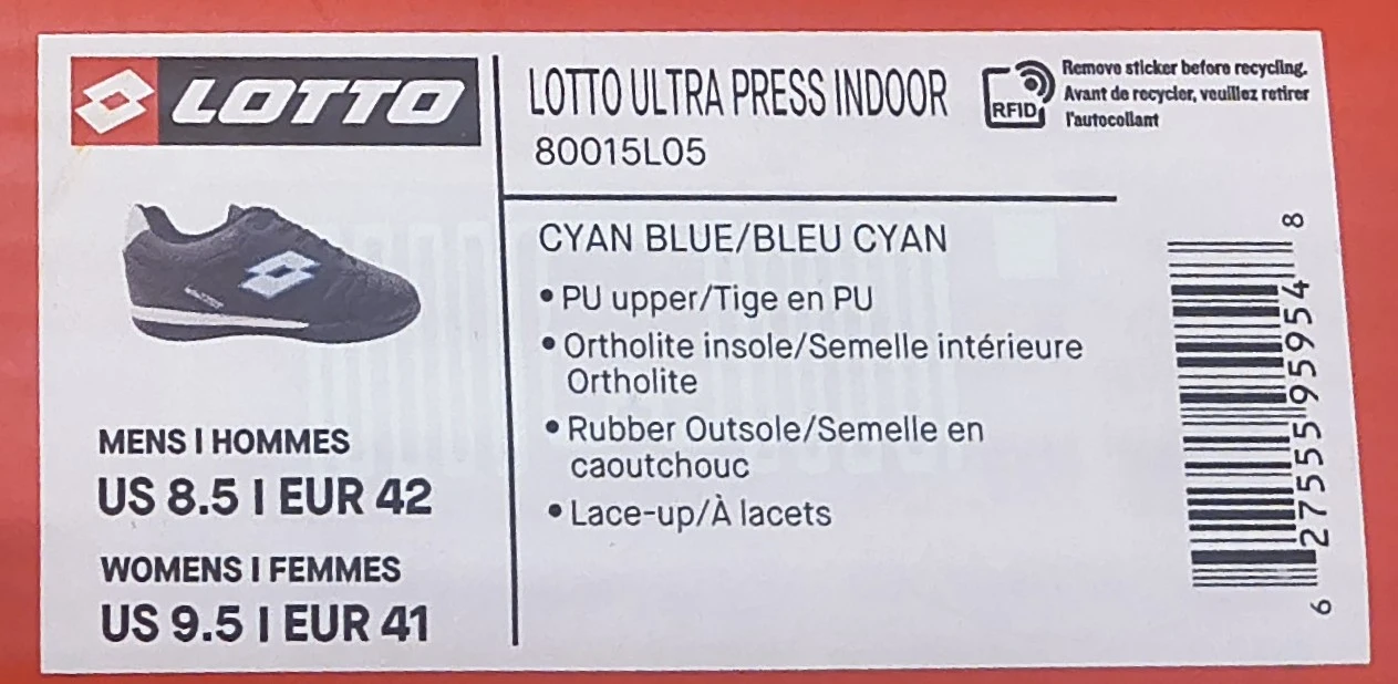 Lotto Ultra Press Indoor Soccer Shoes - photo 4