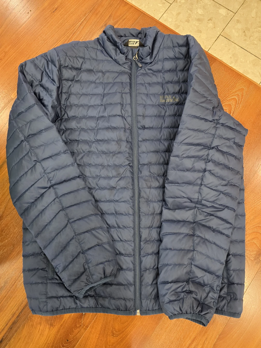 Eddie Bauer Blue Down Jacket
