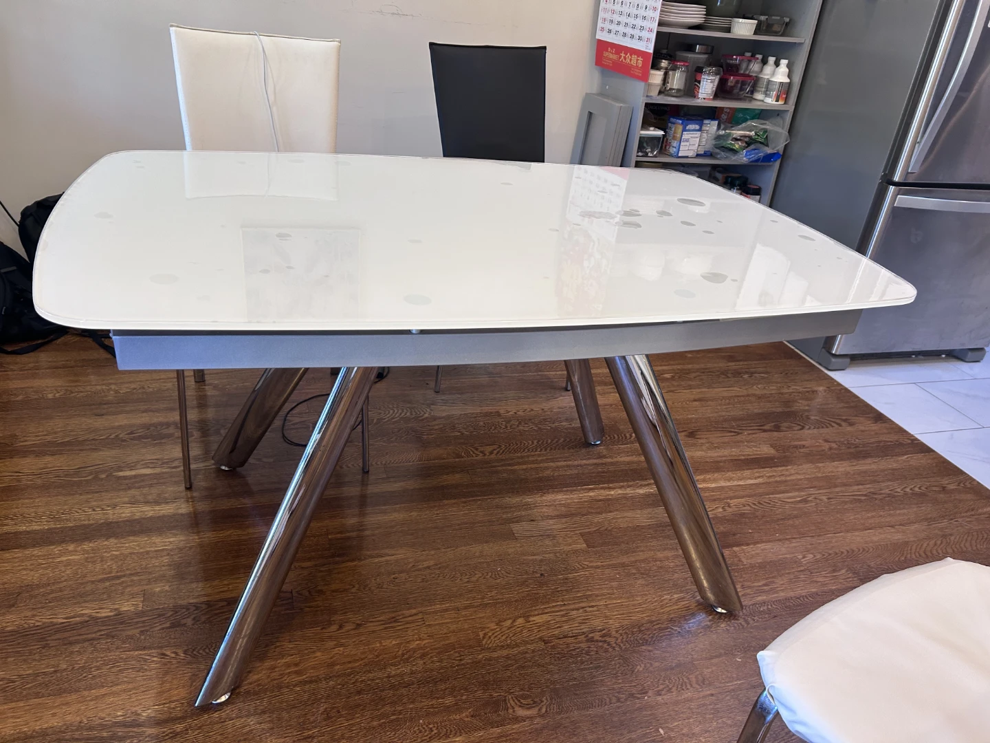 Modern Extendable Glass Dining Table - photo 4
